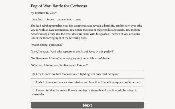 Fog of War: The Battle for Cerberus 