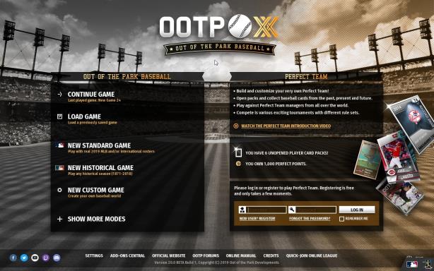 Out of the Park Baseball 20 