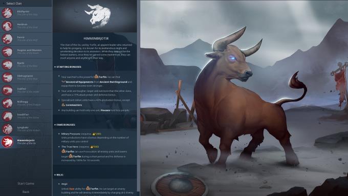 Northgard – Himminbrjotir, Clan of the Ox 