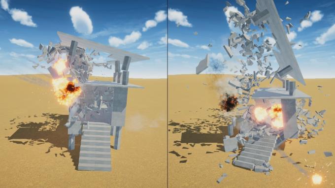 Destructive physics: destruction simulator 