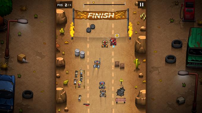 Rude Racers: 2D Combat Racing 