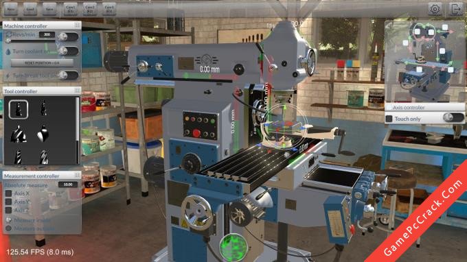 Milling machine 3D 