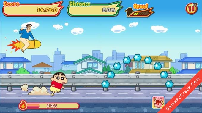 CRAYON SHINCHAN The Storm Called! FLAMING KASUKABE RUNNER!! 