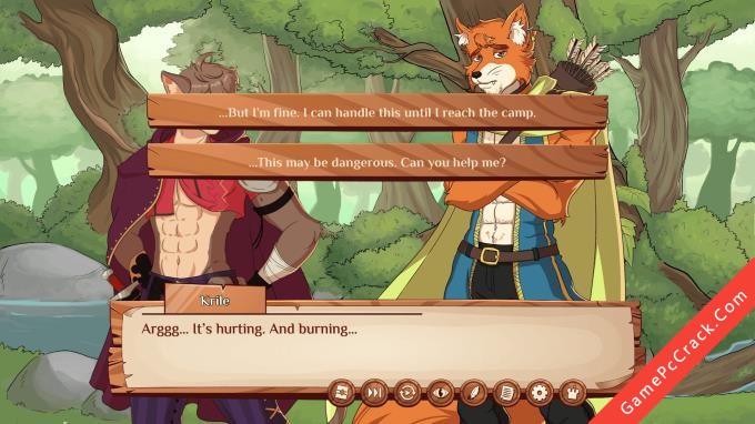 Burrow of the Fallen Bear: A Gay Furry Visual Novel 