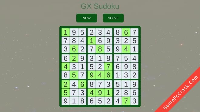 GX  Sudoku PC Crack